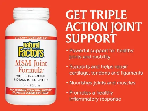 葡萄糖胺 + MSM 關節配方 （90 片）